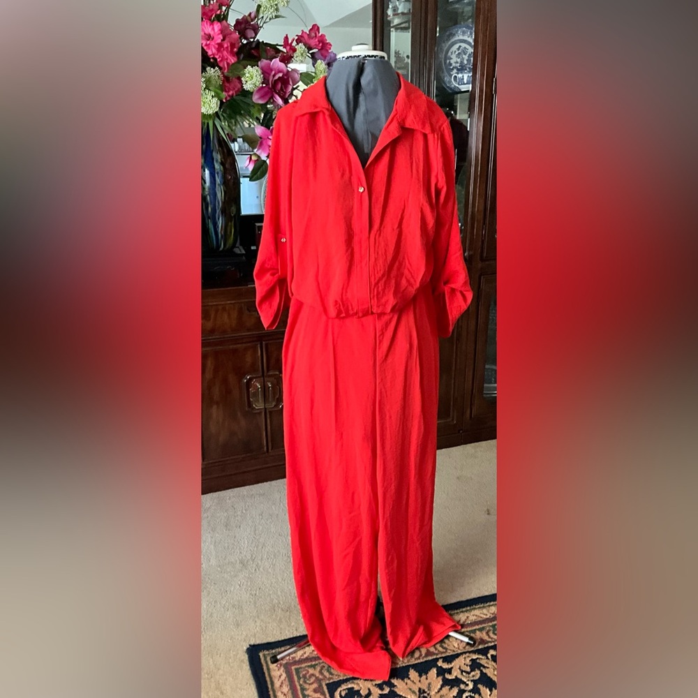 Red Women’s Caual Pullover Top - Elegant Everyday Style